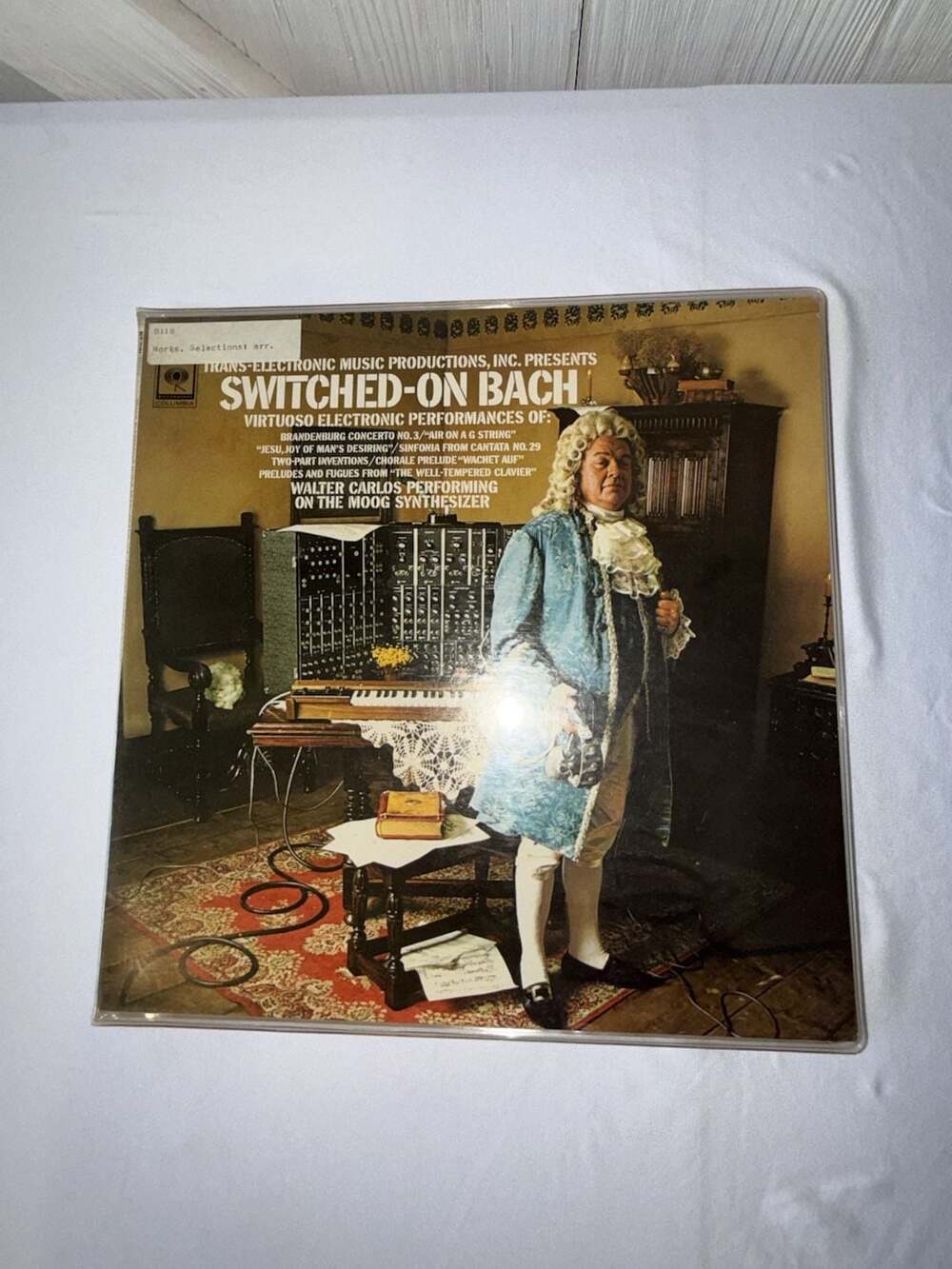 Walter Carlos - Switched-On Bach Vinyl LP (Columbia Masterworks)(b4)